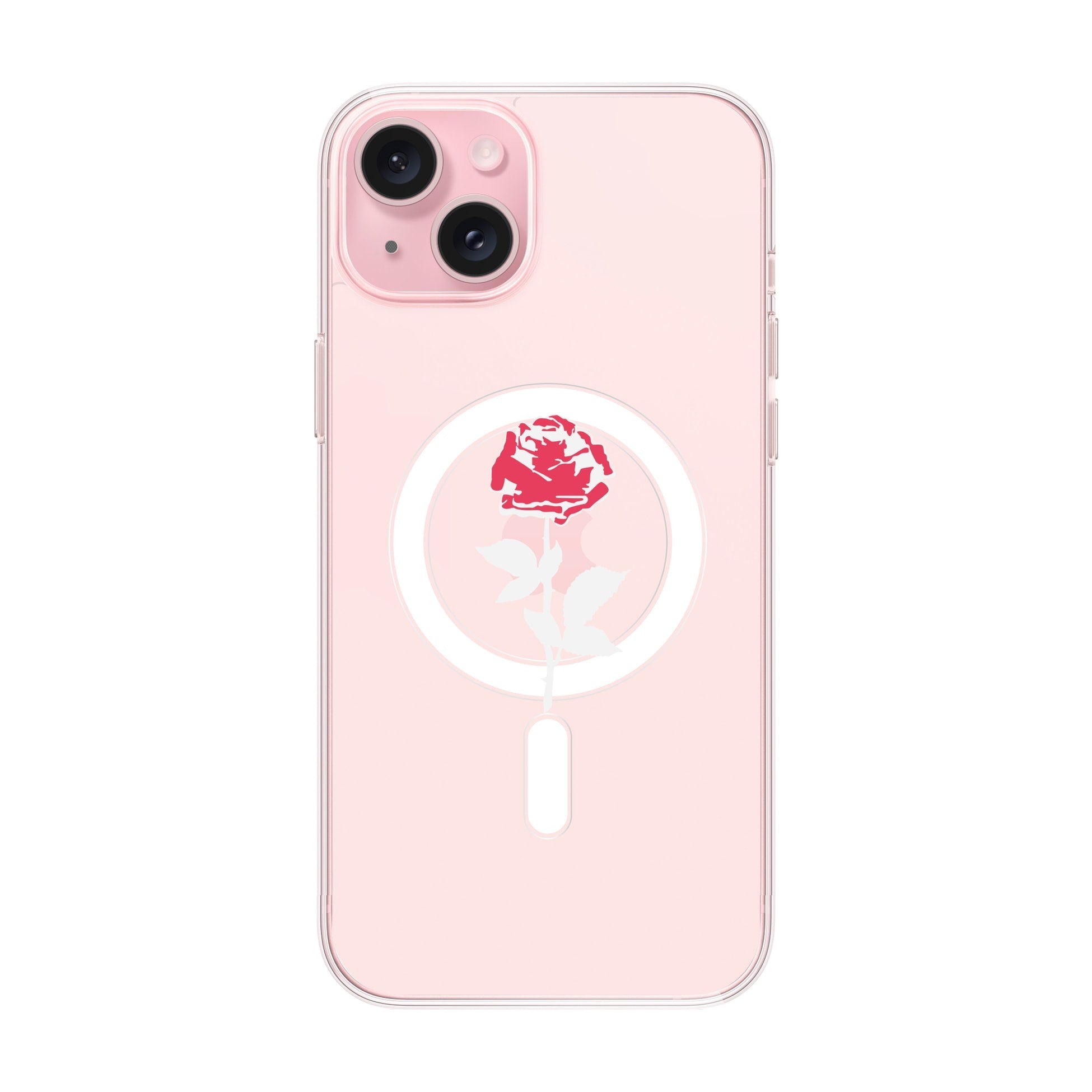 Naturel Rose-Solid Kılıf Magsafe Özellikli - Iphone 15 Plus