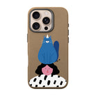Naughty Cat-Leather Premium Kılıf Magsafe Özellikli - Iphone 16 Pro