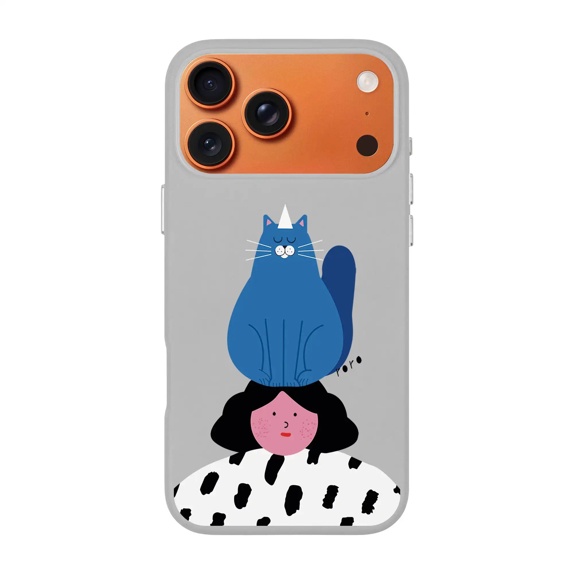 Naughty Cat-Signature Leather Kılıf Magsafe Özellikli - Iphone 17 Pro Max