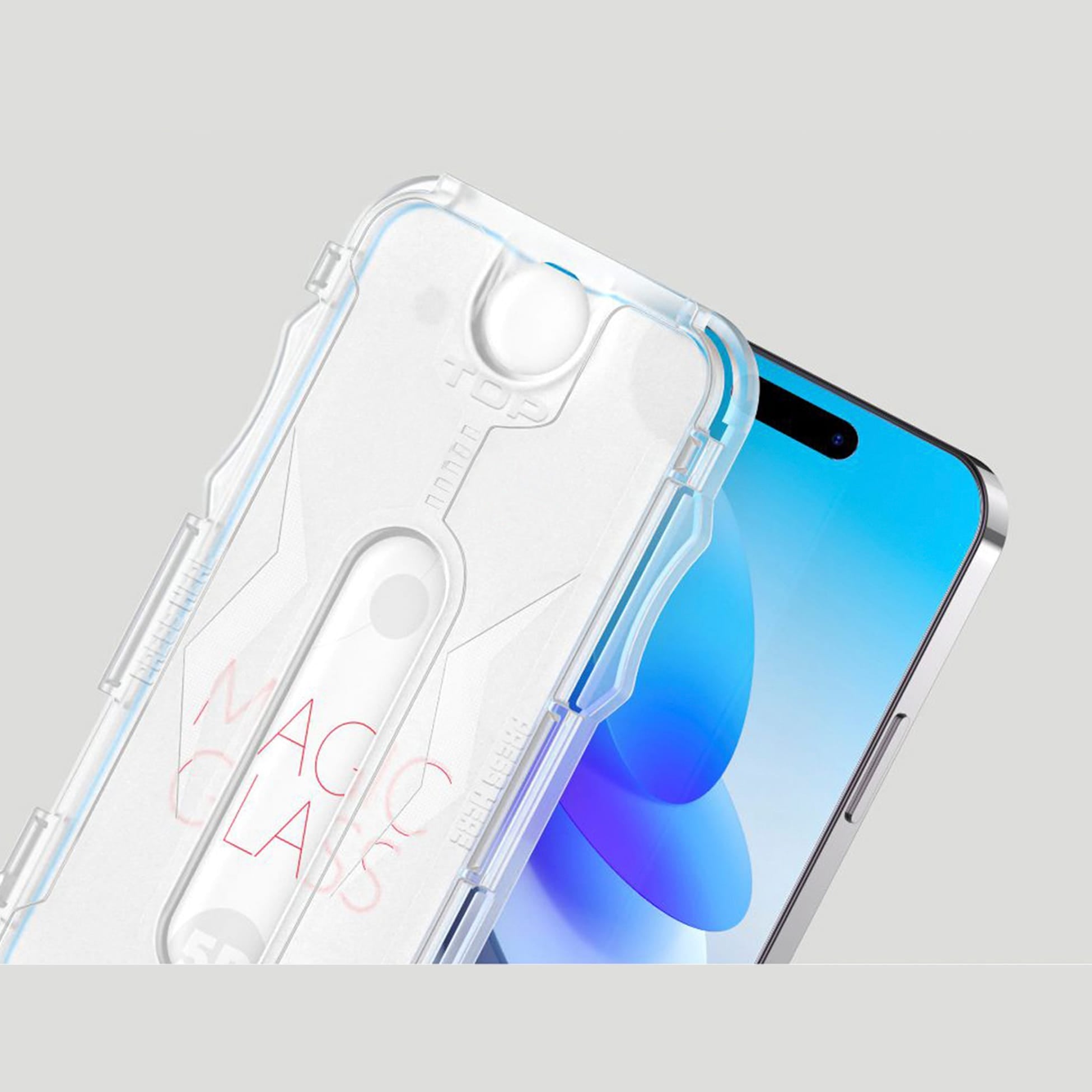 New-Iphone 15 Kolay Kurulum 5D Magic Cam Ekran Koruyucu
