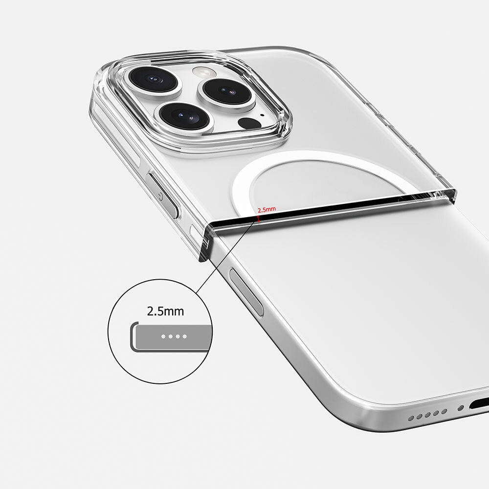 New-Iphone 16 Clear Premium Kılıf Magsafe Özellikli