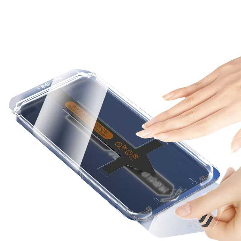 New-Iphone 16 Pro Max Anti Dust Temperli Hayalet Ekran Koruyucu