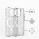 New-Iphone 16 Pro Max Clear Premium Kılıf Magsafe Özellikli