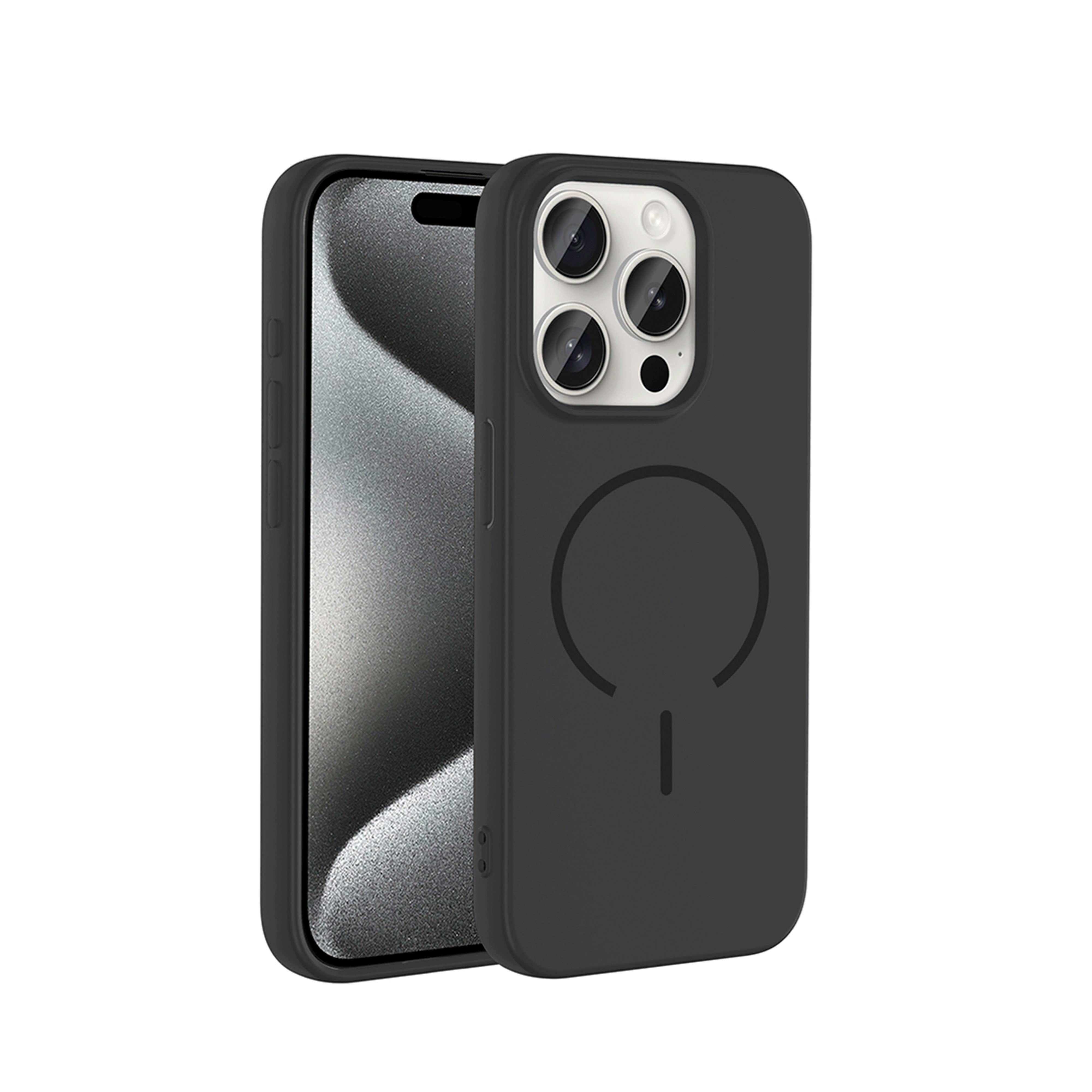 New-Tinty Silikon Kılıf Magsafe Özellikli - Iphone 15 Pro Max