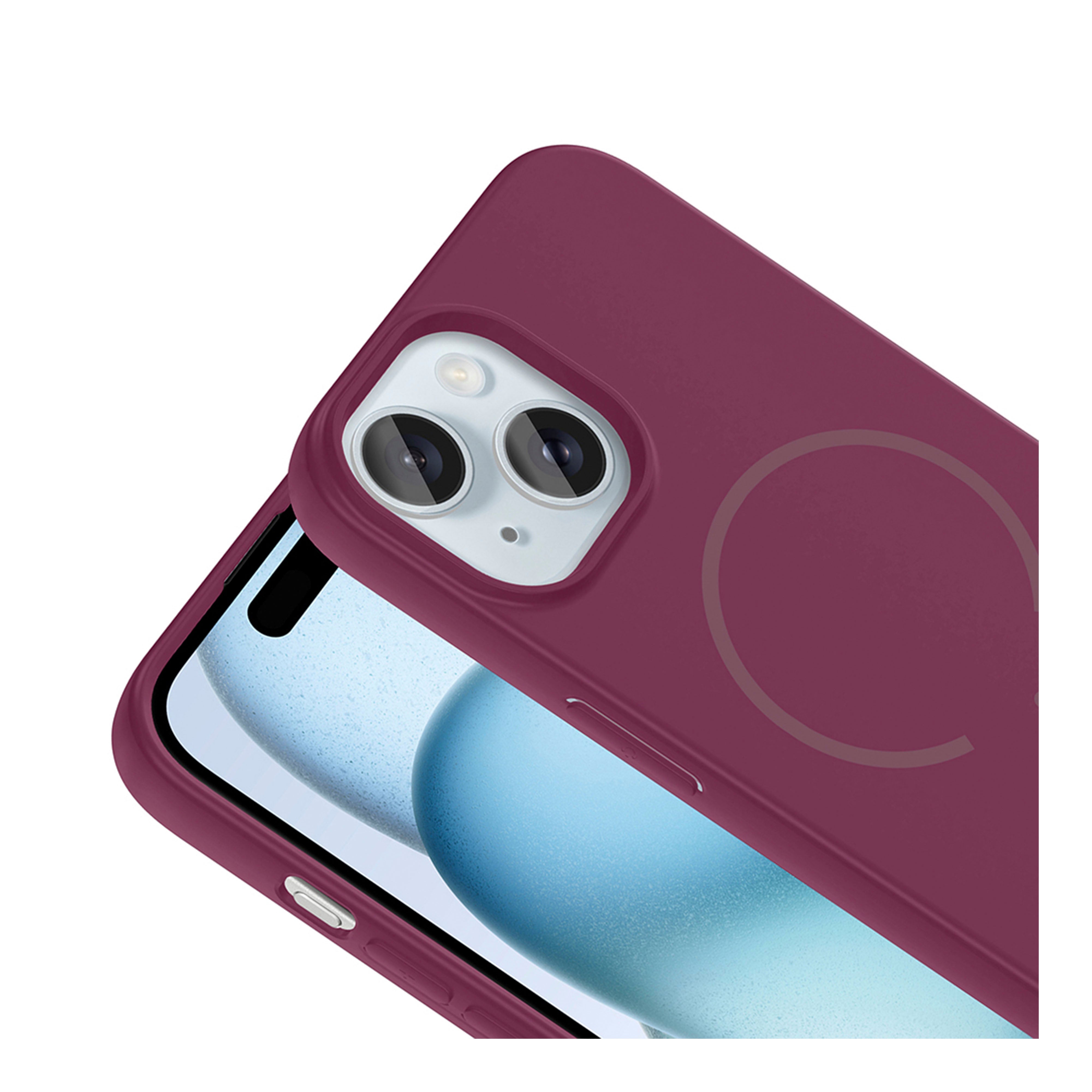 New-Tinty Silikon Kılıf Magsafe Özellikli - Iphone 15