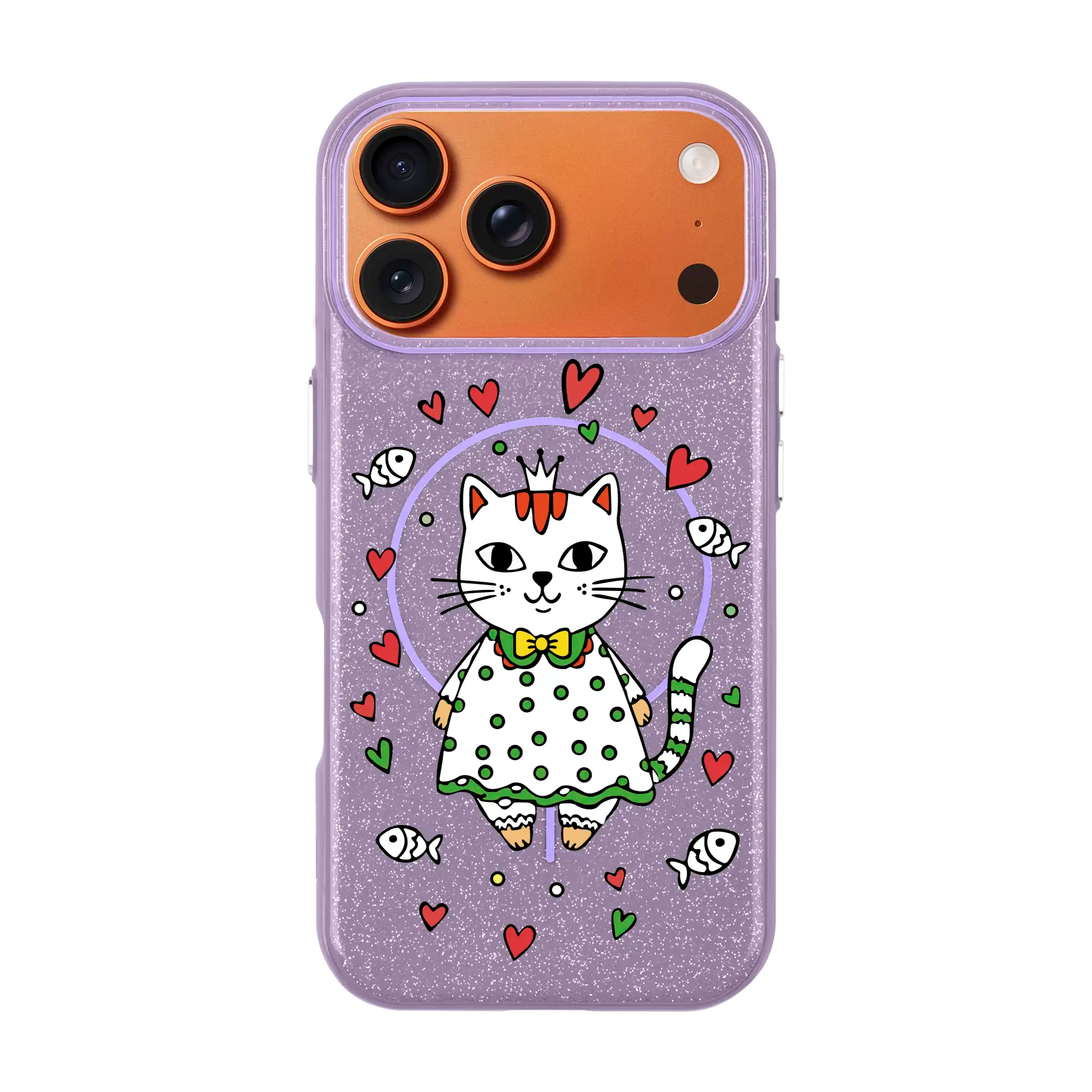Princess Cat-Radiant Kılıf Magsafe Özellikli - Iphone 17 Pro Max