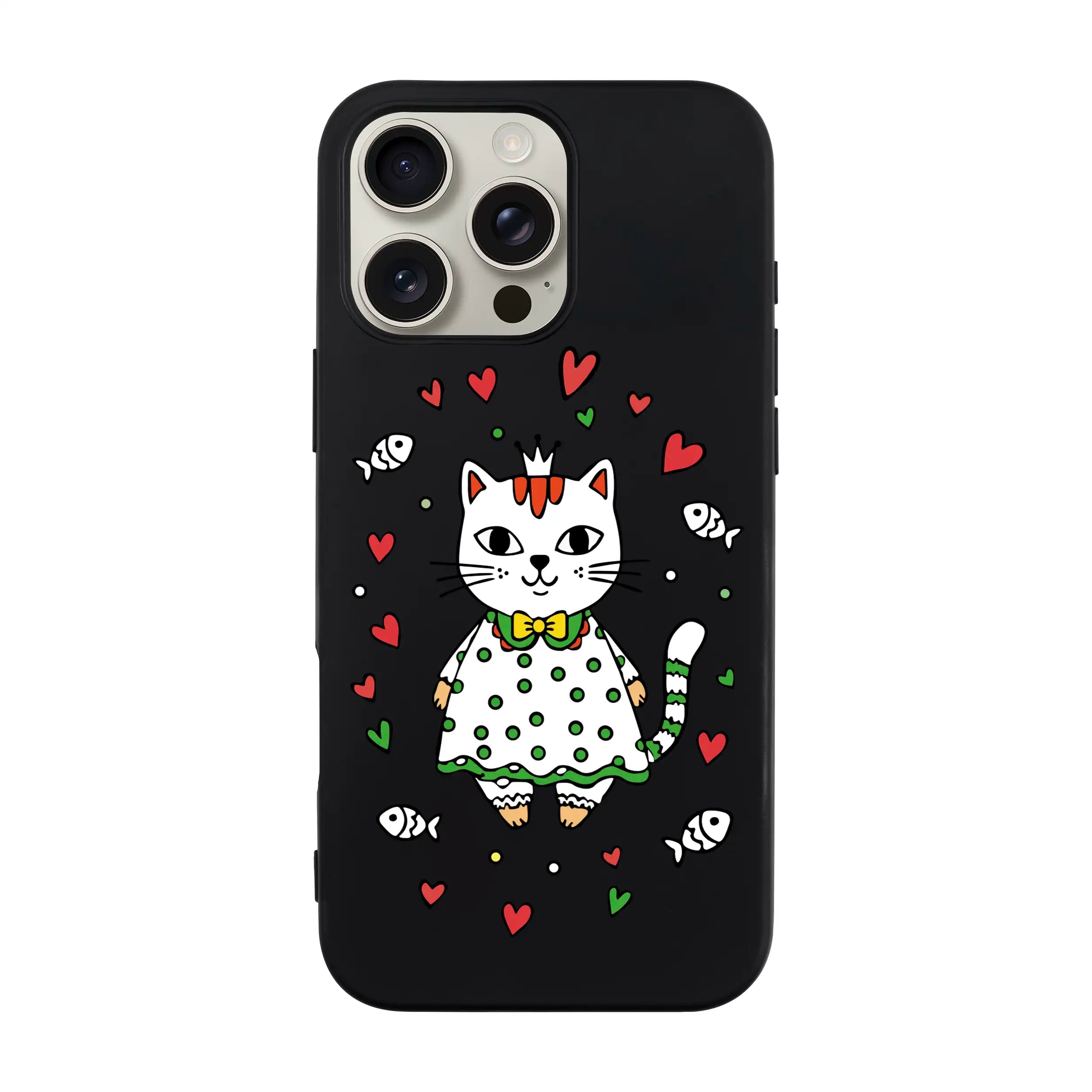 Princess Cat-Ultra Silikon Kılıf-Iphone 15
