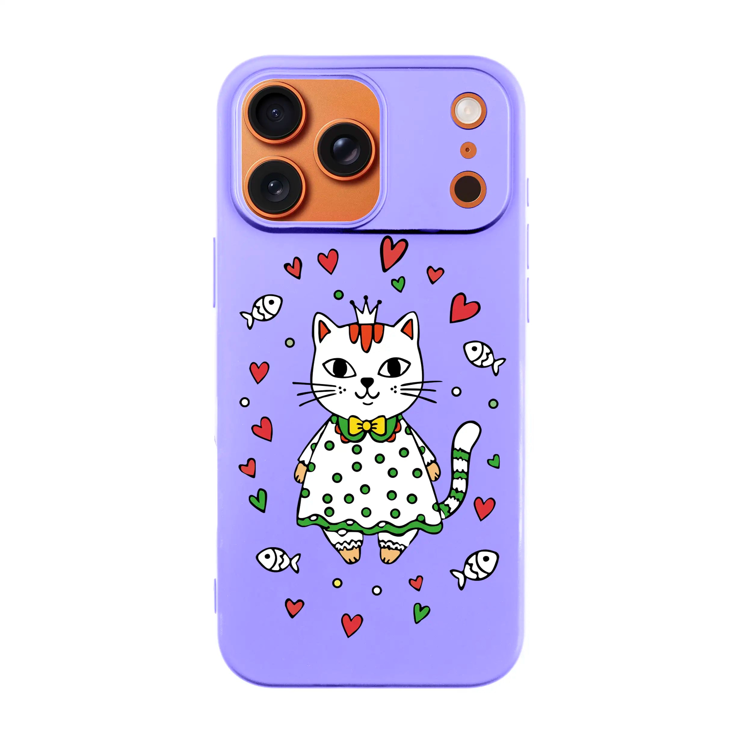 Princess Cat-Ultra Silikon Kılıf-Iphone 17 Pro