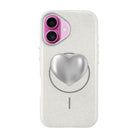 Silver Heart-Radiant Kılıf Magsafe Özellikli - Iphone 16