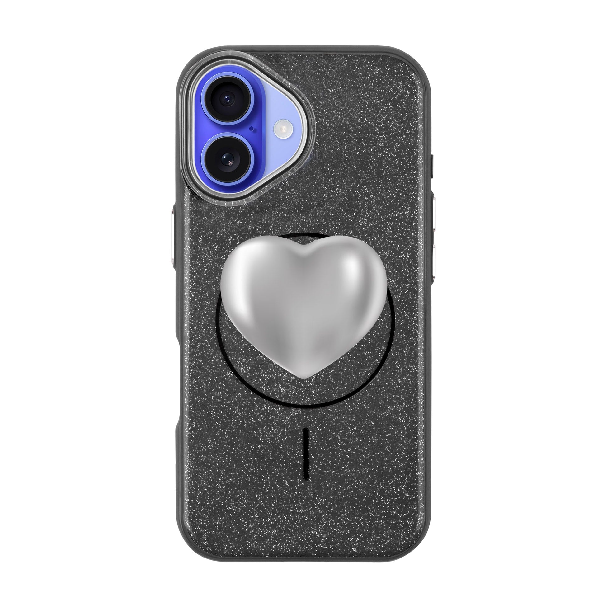 Silver Heart-Radiant Kılıf Magsafe Özellikli - Iphone 16