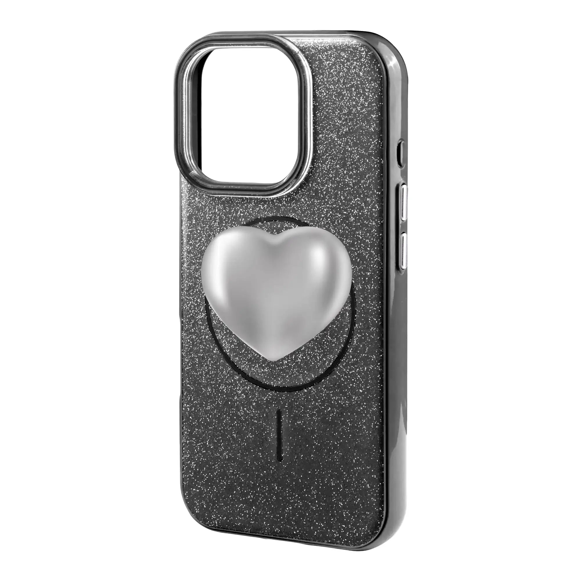 Silver Heart-Radiant Kılıf Magsafe Özellikli - Iphone 17