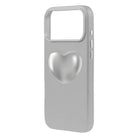 Silver Heart-Signature Leather Kılıf Magsafe Özellikli - Iphone 17 Pro Max