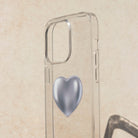 Silver Heart-Solid Kılıf - Iphone 15