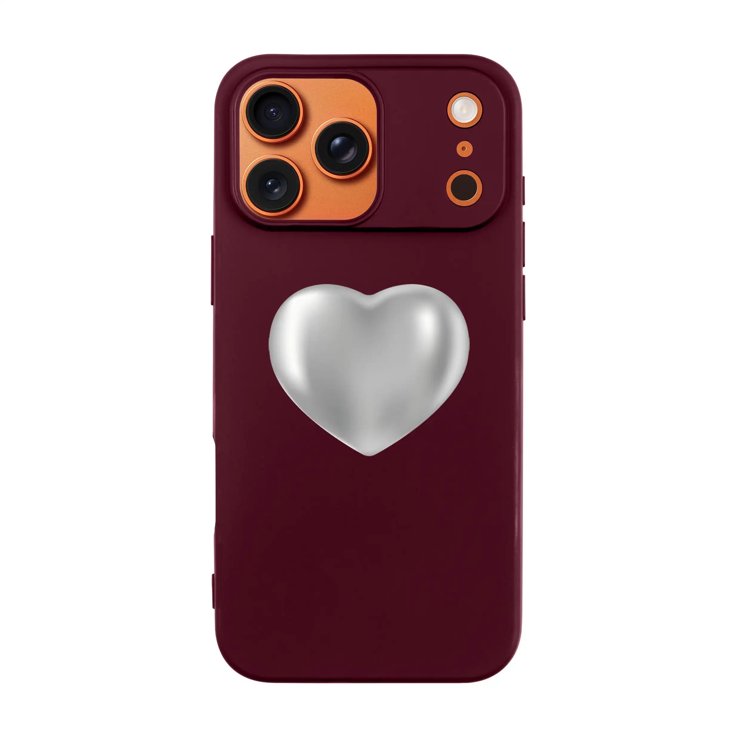 Silver Heart-Ultra Silikon Kılıf-Iphone 17 Pro