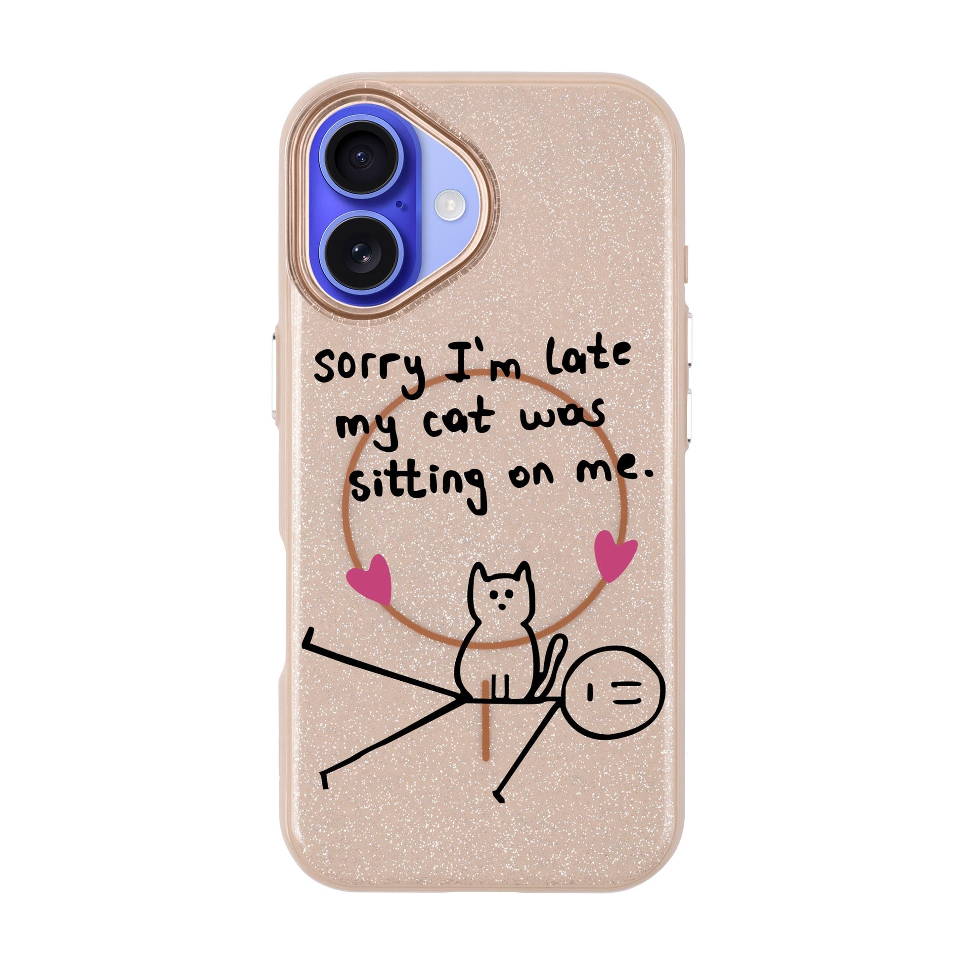 Sorry I'M Late-Radiant Kılıf Magsafe Özellikli - Iphone 16
