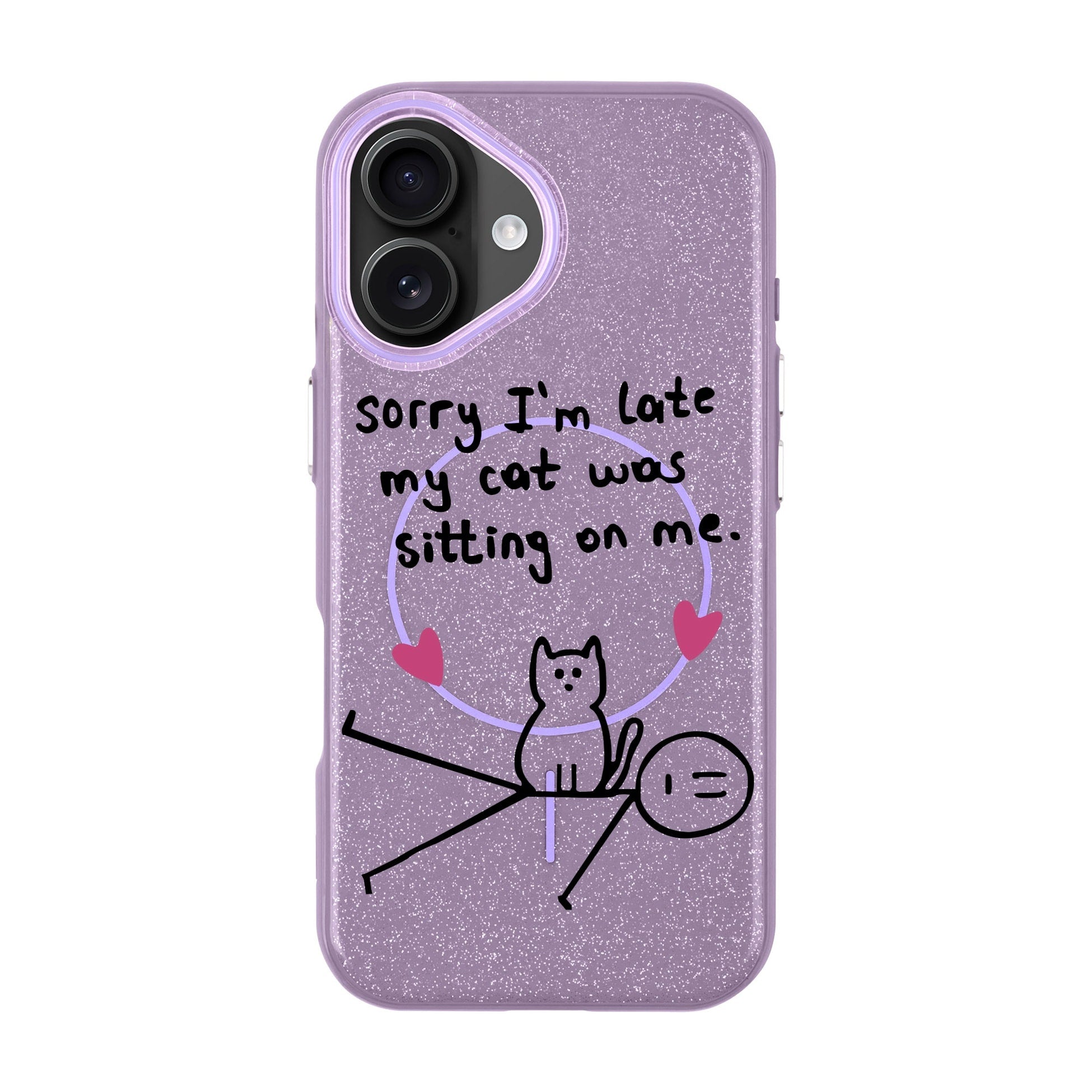 Sorry I'M Late-Radiant Kılıf Magsafe Özellikli - Iphone 16