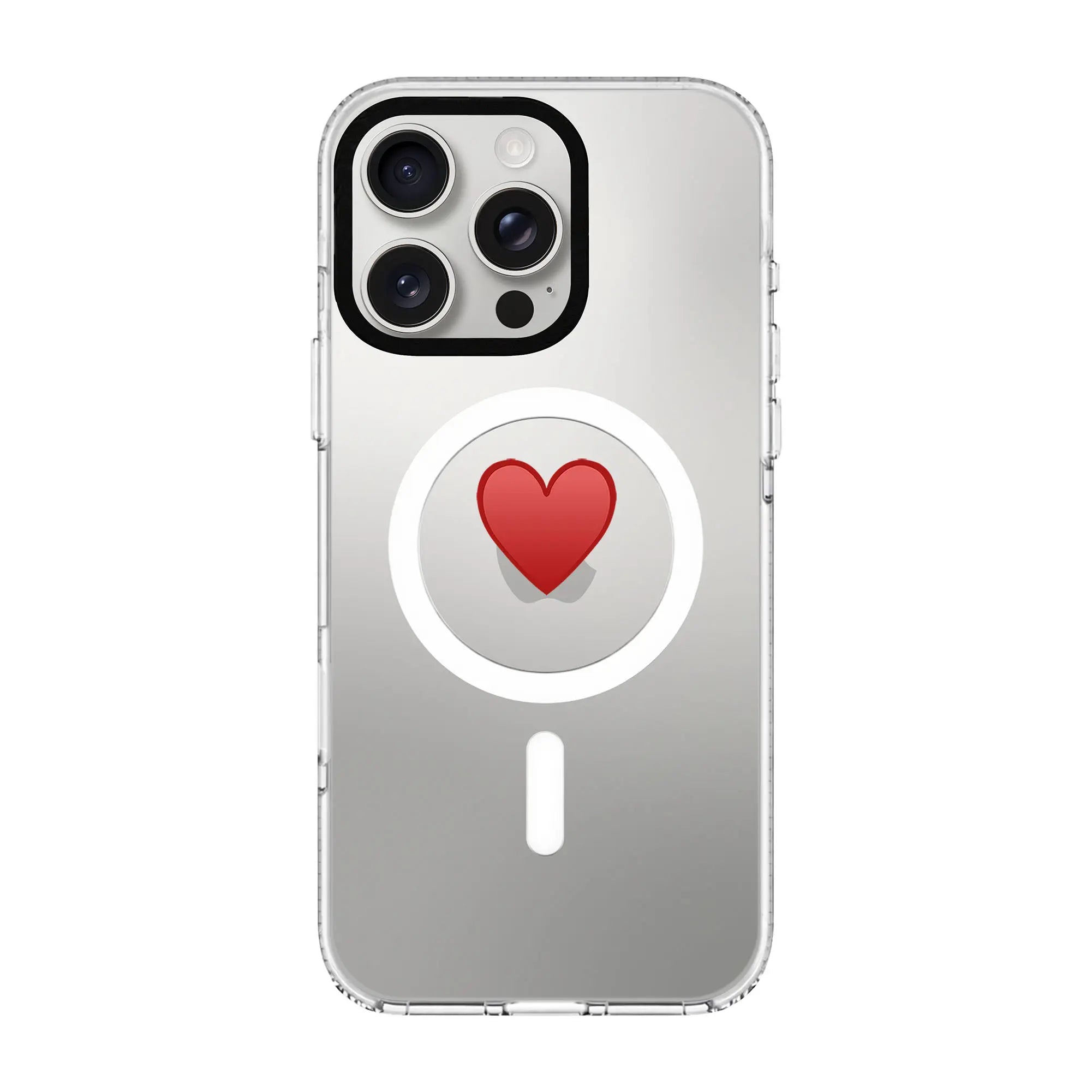 Spread Heart-Clear Kılıf Magsafe Özellikli - Iphone 15 Pro