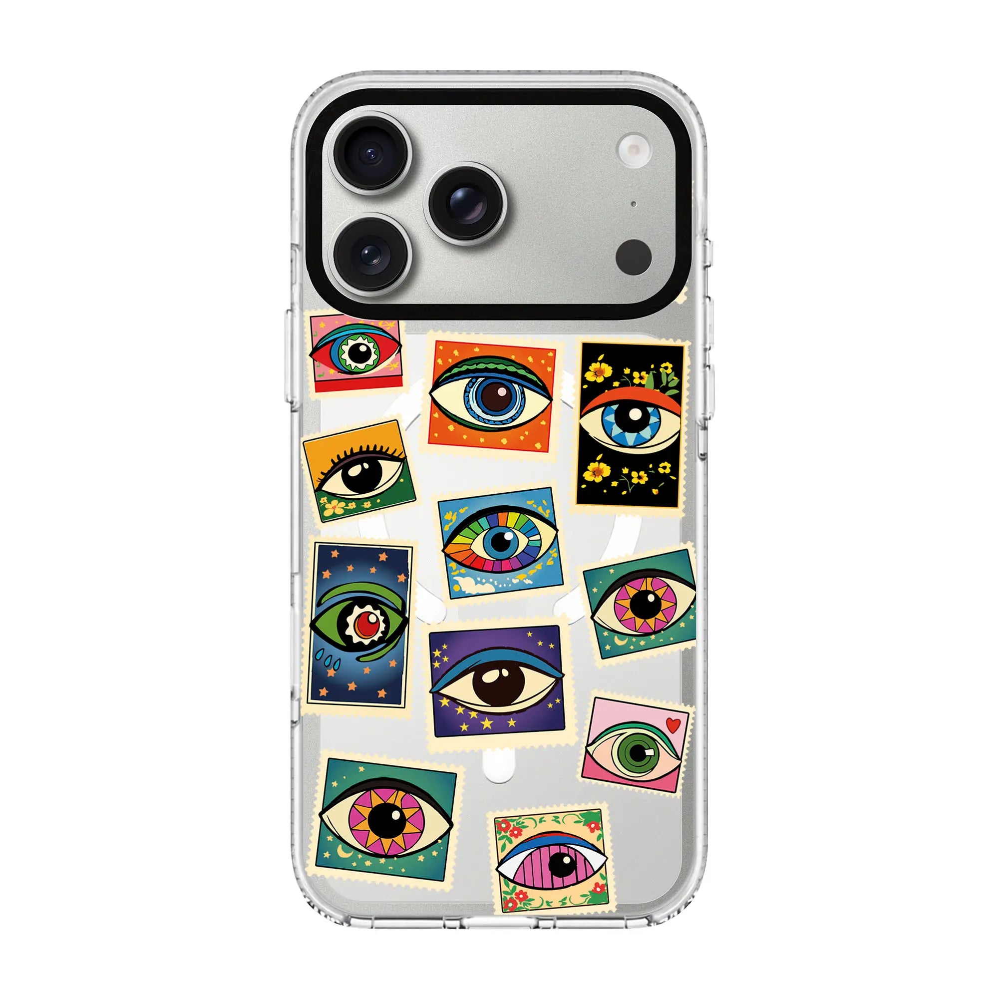 Stamp Me Lucky-Clear Kılıf Magsafe Özellikli - Iphone 17 Pro