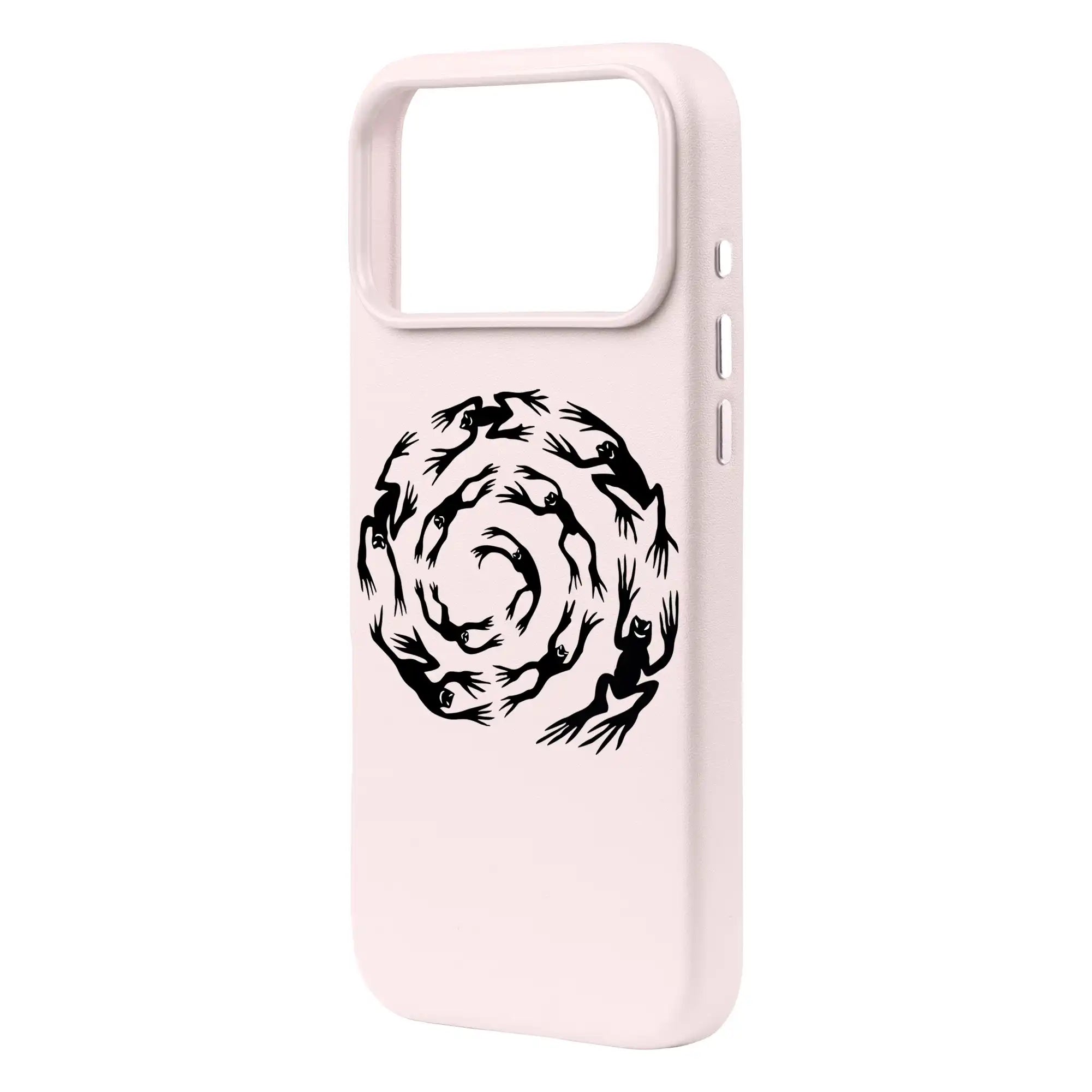 Swirling Frogs-Signature Leather Kılıf Magsafe Özellikli - Iphone 17 Pro