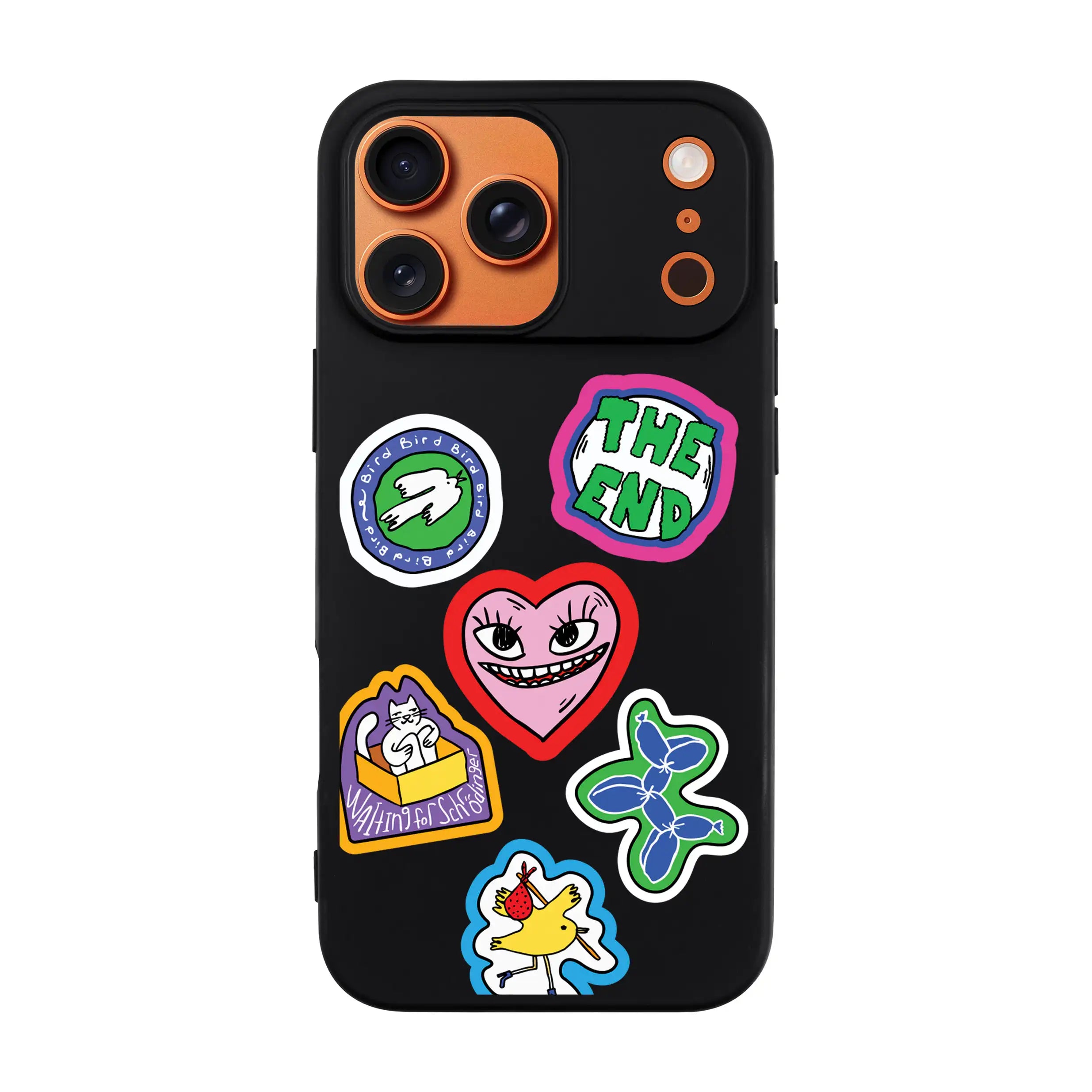 Tōten Stickerz-Ultra Silikon Kılıf-Iphone 15 Plus