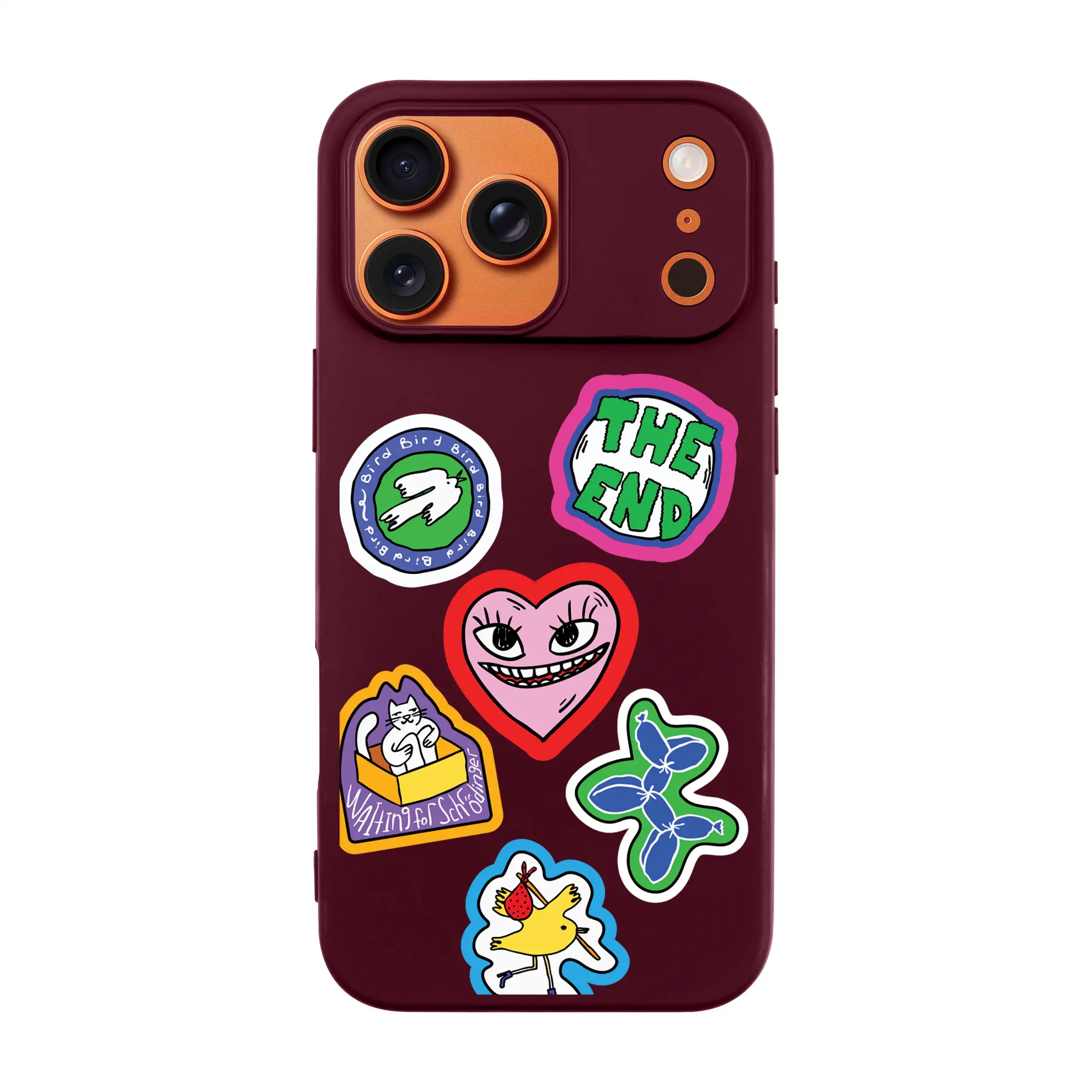 Tōten Stickerz-Ultra Silikon Kılıf-Iphone 15 Plus