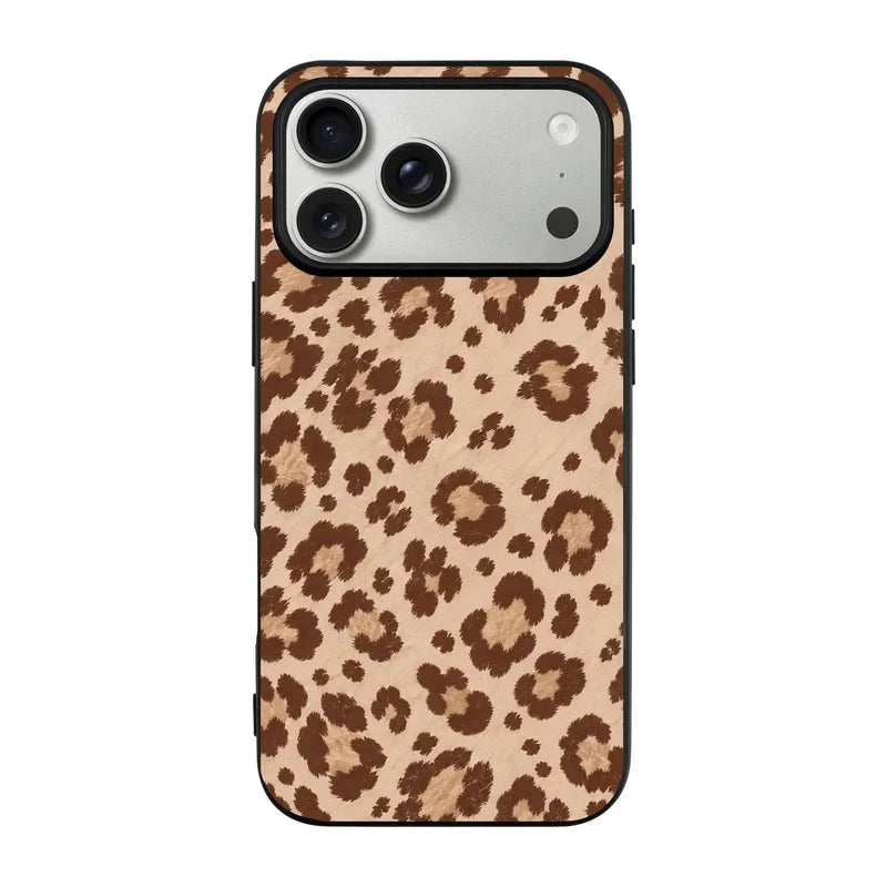 Vanilla Leopard-Ultra Silikon Kılıf-Iphone 17 Pro