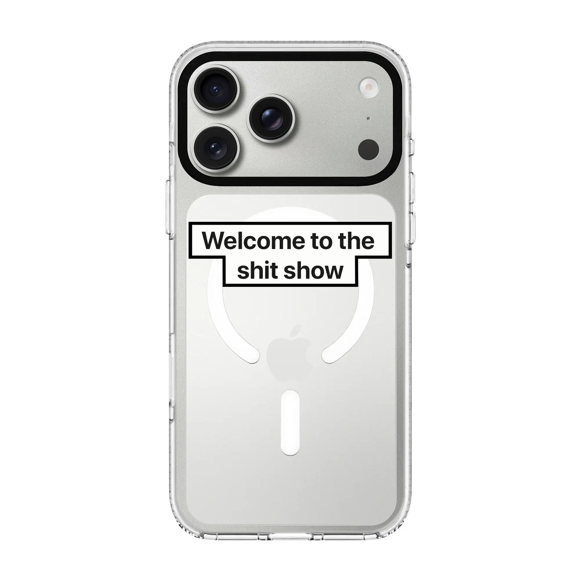 Welcome-Clear Kılıf Magsafe Özellikli - Iphone 17 Pro