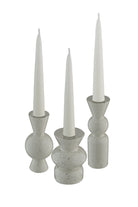 Casi Paped-Goody El Yapımı Porselen Şamdan Seti / Granül-Mumluk & Şamdan-2-Milagron.com