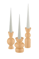 Casi Paped-Goody El Yapımı Porselen Şamdan Seti / Somon-Mumluk & Şamdan-2-Milagron.com