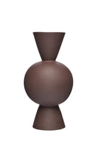 Casi Paped-Goody Mid El Yapımı Porselen Vazo / Kahverengi-Vazo-1-Milagron.com