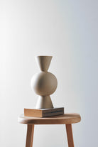 Casi Paped-Goody Mid El Yapımı Porselen Vazo / Krem-Vazo-4-Milagron.com