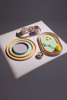 Casi Paped-Pure Color Oval Tepsi - Orta / Somon-Sunum Aksesuarları-3-Milagron.com