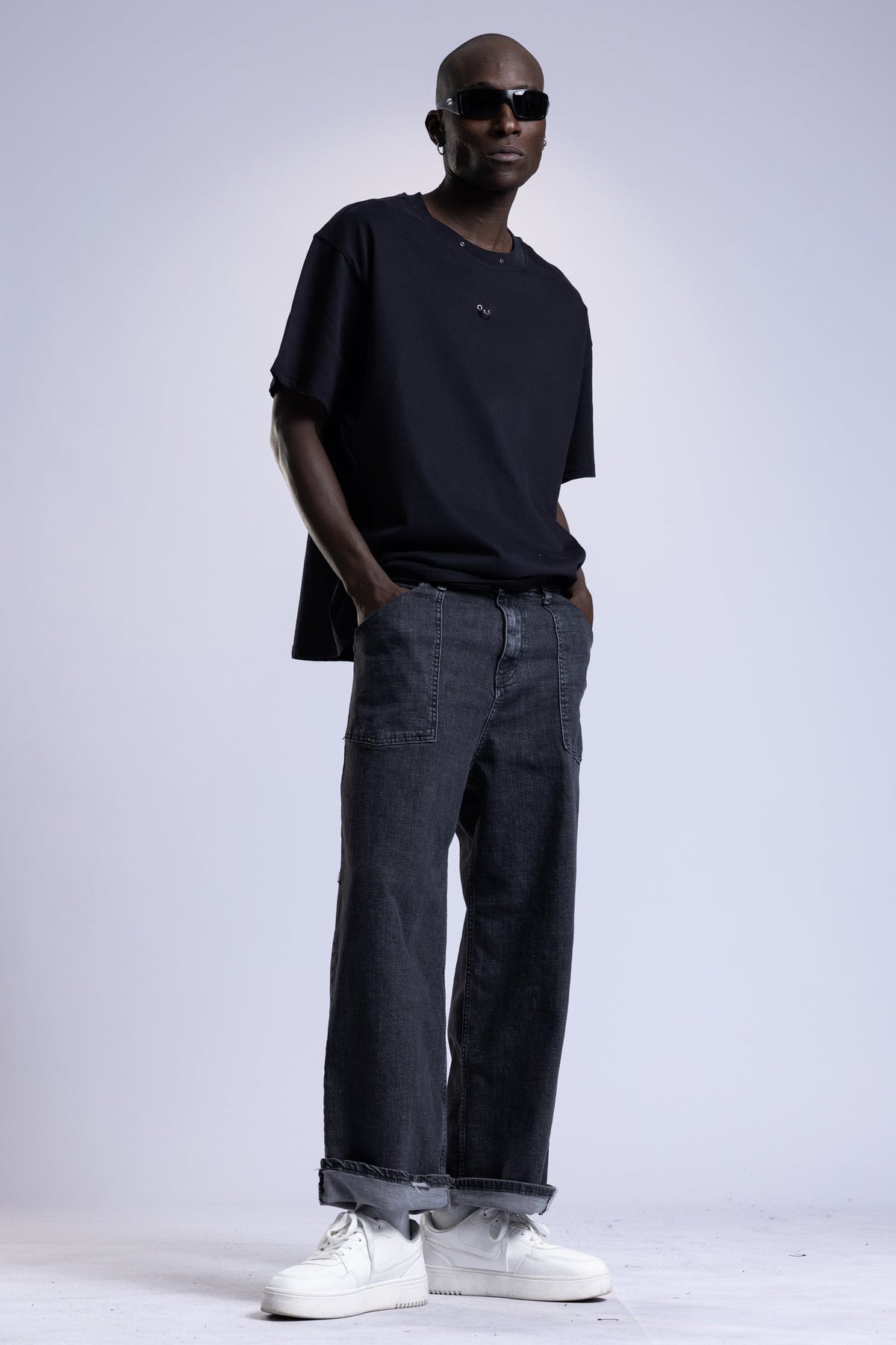 Aksesuar Detaylı Oversize T-Shirt