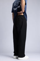 Baggy Fit Lastikli Bel Pantolon