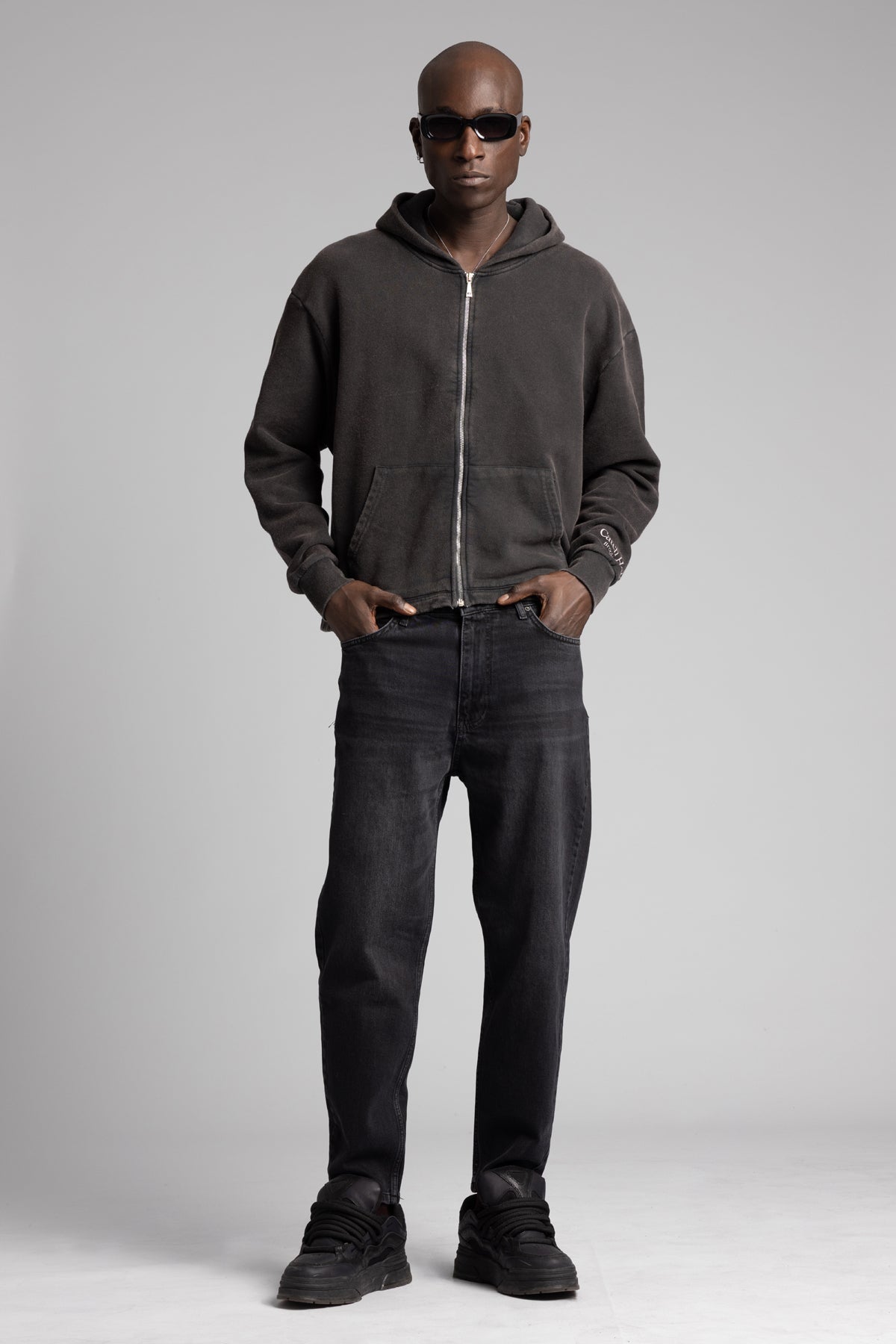 Catch-Baskılı Fermuarlı Sweatshirt-Sweatshirt-6-Milagron.com