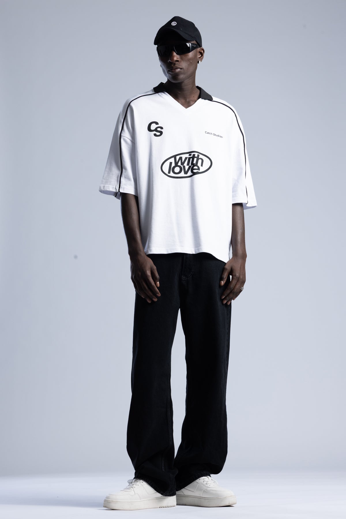 Baskılı Polo Yaka T-Shirt