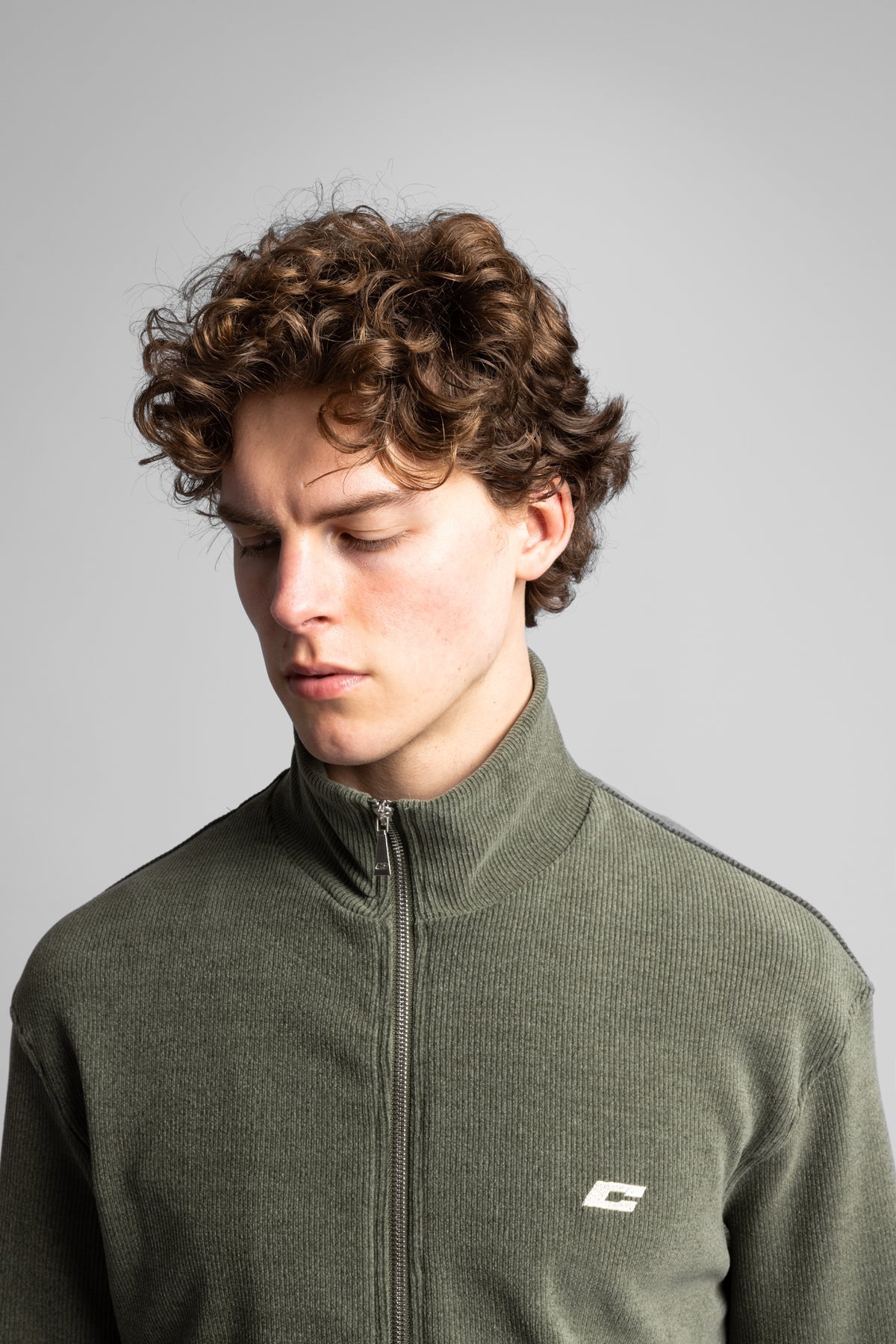 Catch-Dik Yaka Fermuarlı Fitilli Sweatshirt-Sweatshirt-2-Milagron.com