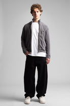 Catch-Dik Yaka Fermuarlı Fitilli Sweatshirt-Sweatshirt-5-Milagron.com