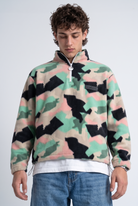 Fermuarlı Beli Büzgülü Oversize Polar Sweatshirt