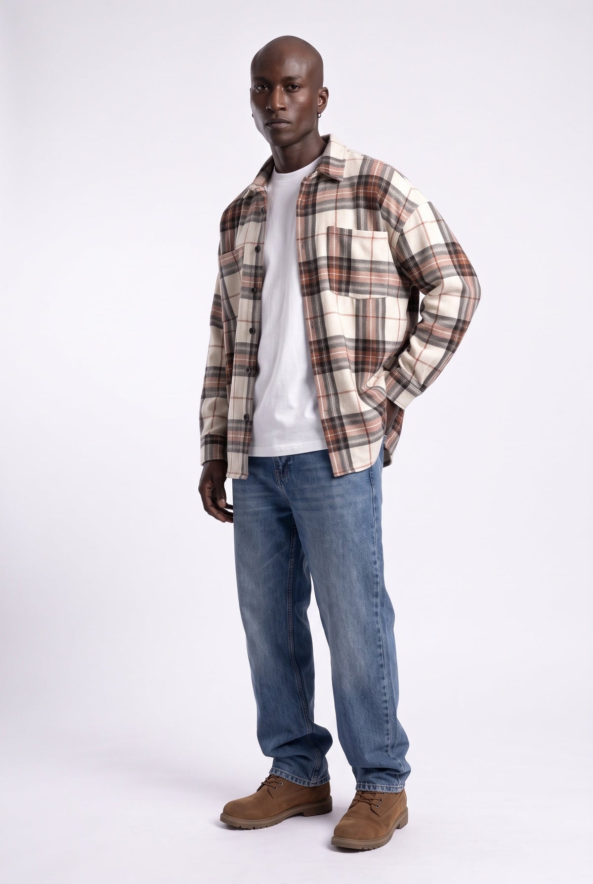 Oversize Flanel Oduncu Gömlek