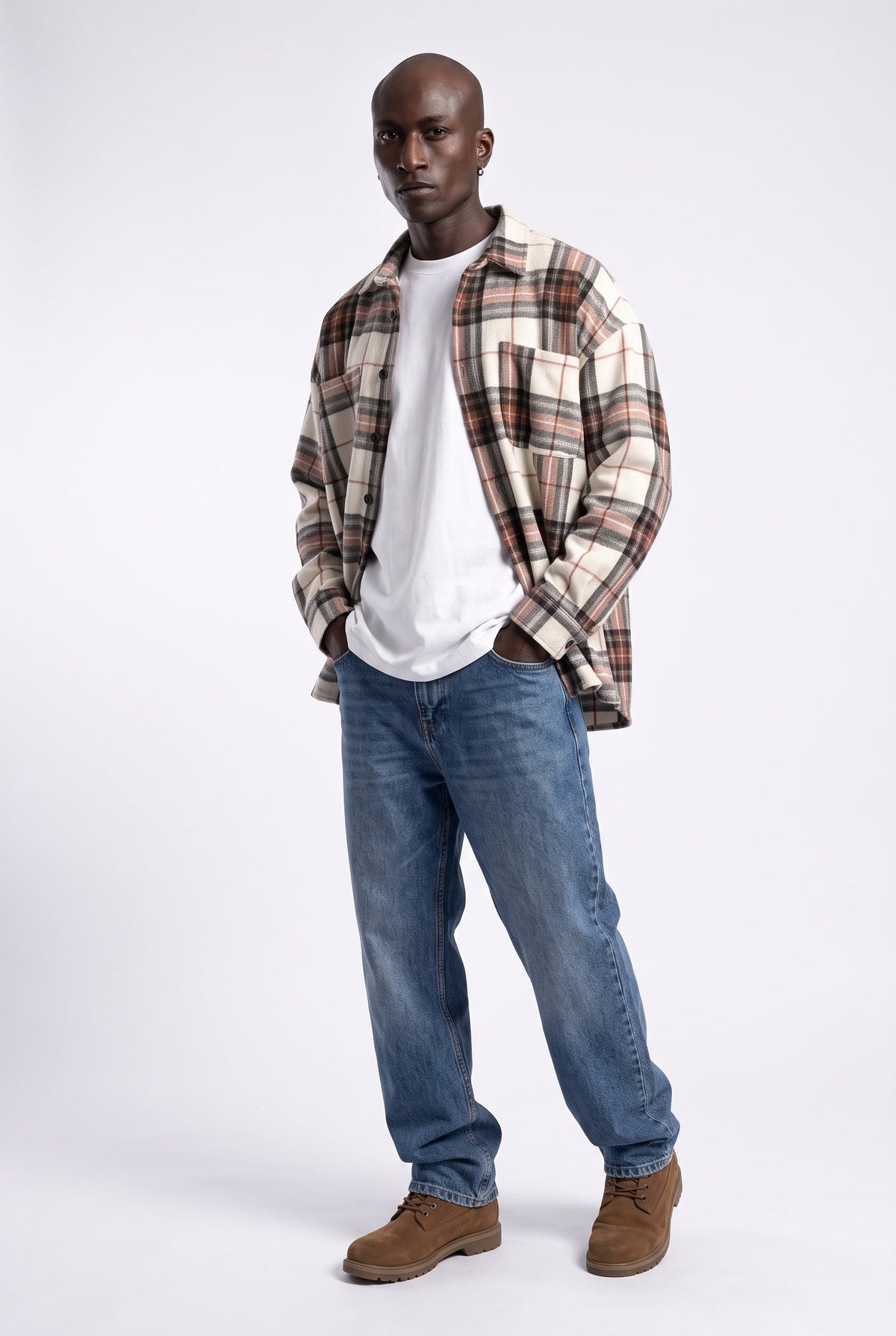 Oversize Flanel Oduncu Gömlek