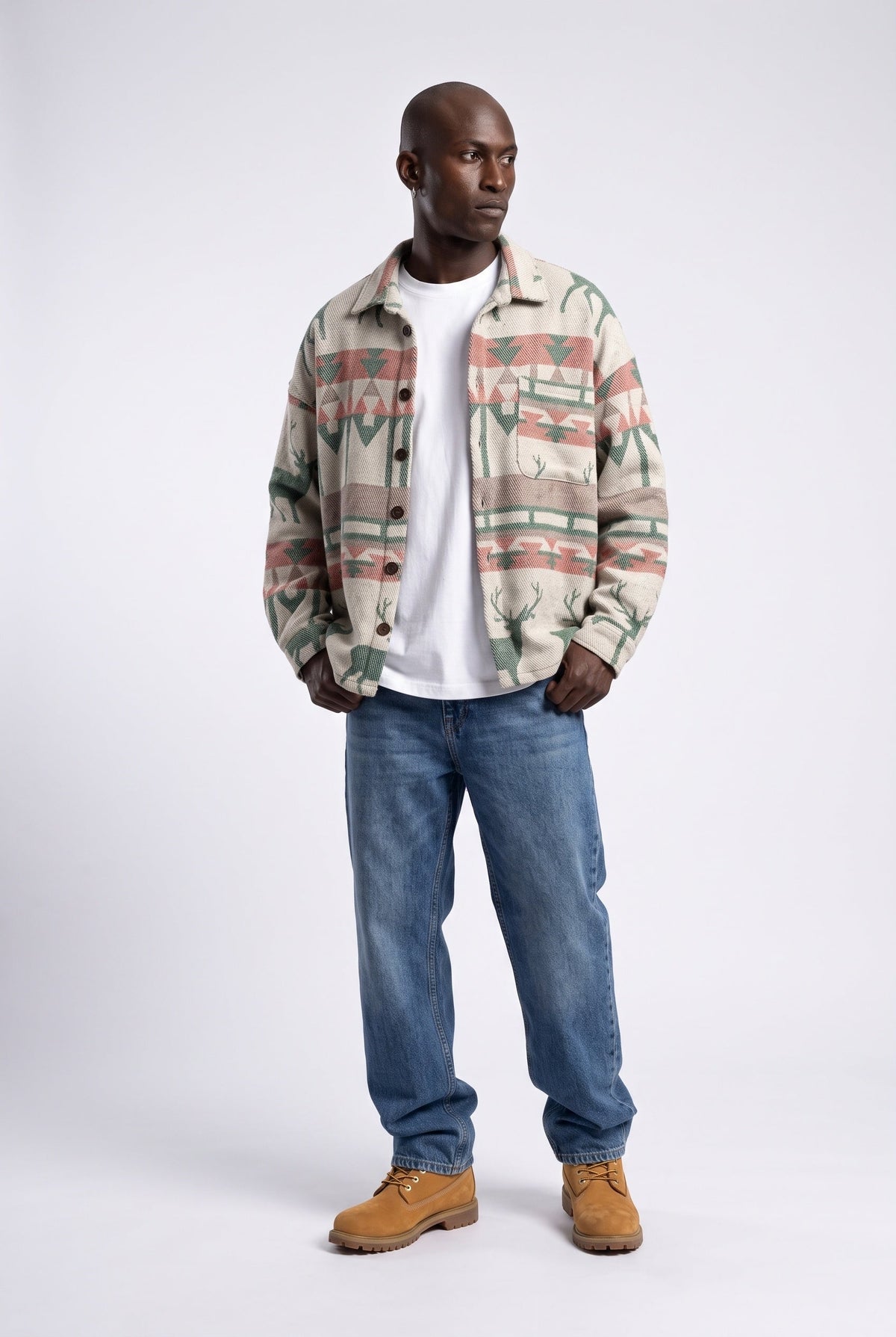Oversize Flanel Oduncu Gömlek