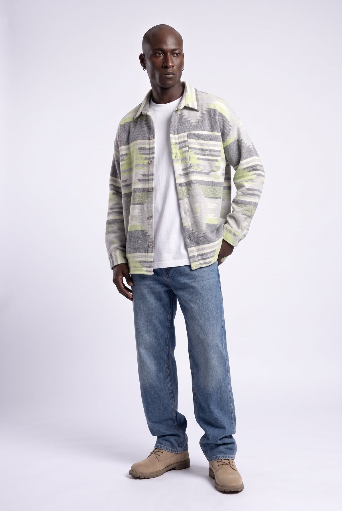 Oversize Flanel Oduncu Gömlek