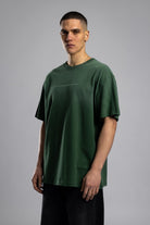 Minimal Yazı Baskılı Yıkamalı T-Shirt