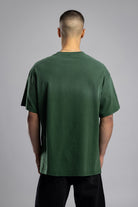 Minimal Yazı Baskılı Yıkamalı T-Shirt