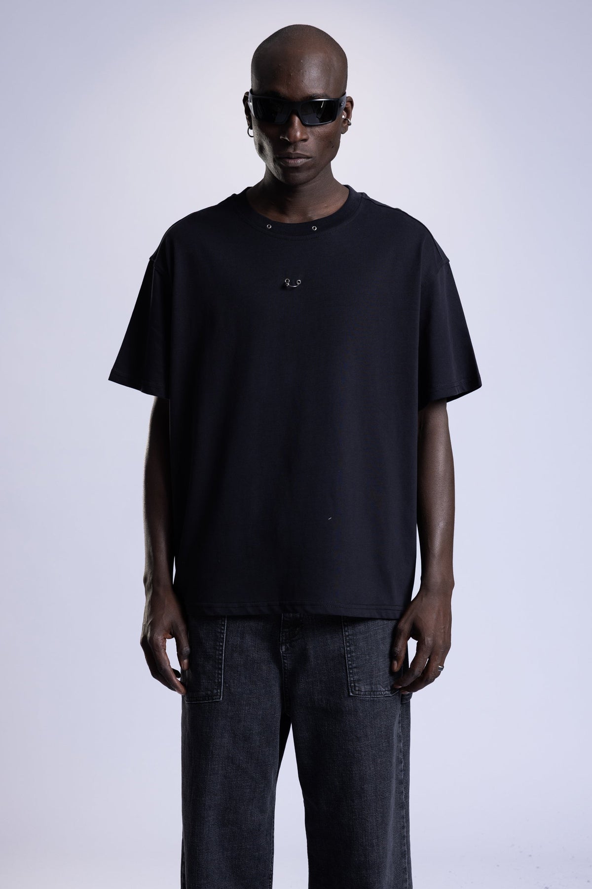 Aksesuar Detaylı Oversize T-Shirt