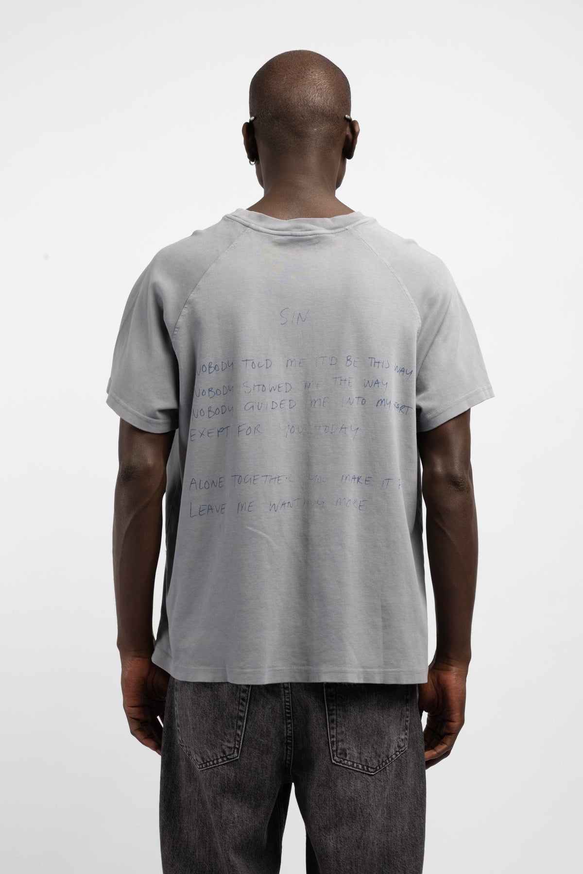 Yazı Baskılı Oversize T-Shirt