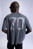 Yıkamalı Baskılı T-Shirt