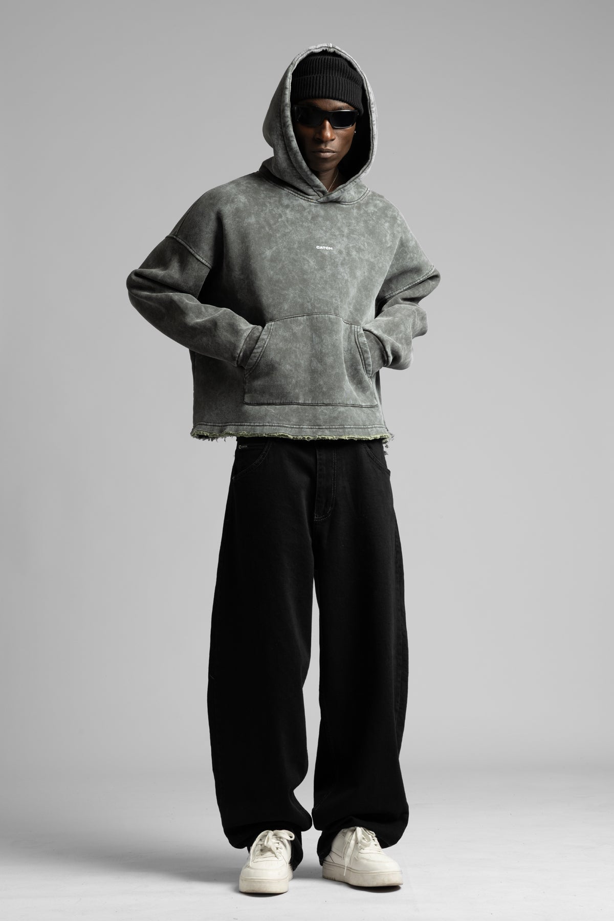 Catch-Yıkamalı Kapüşonlu Sweatshirt-Sweatshirt-9-Milagron.com
