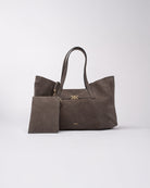 Cecia-Eterna Grey Nubuck-Omuz Çantası-3-Milagron.com